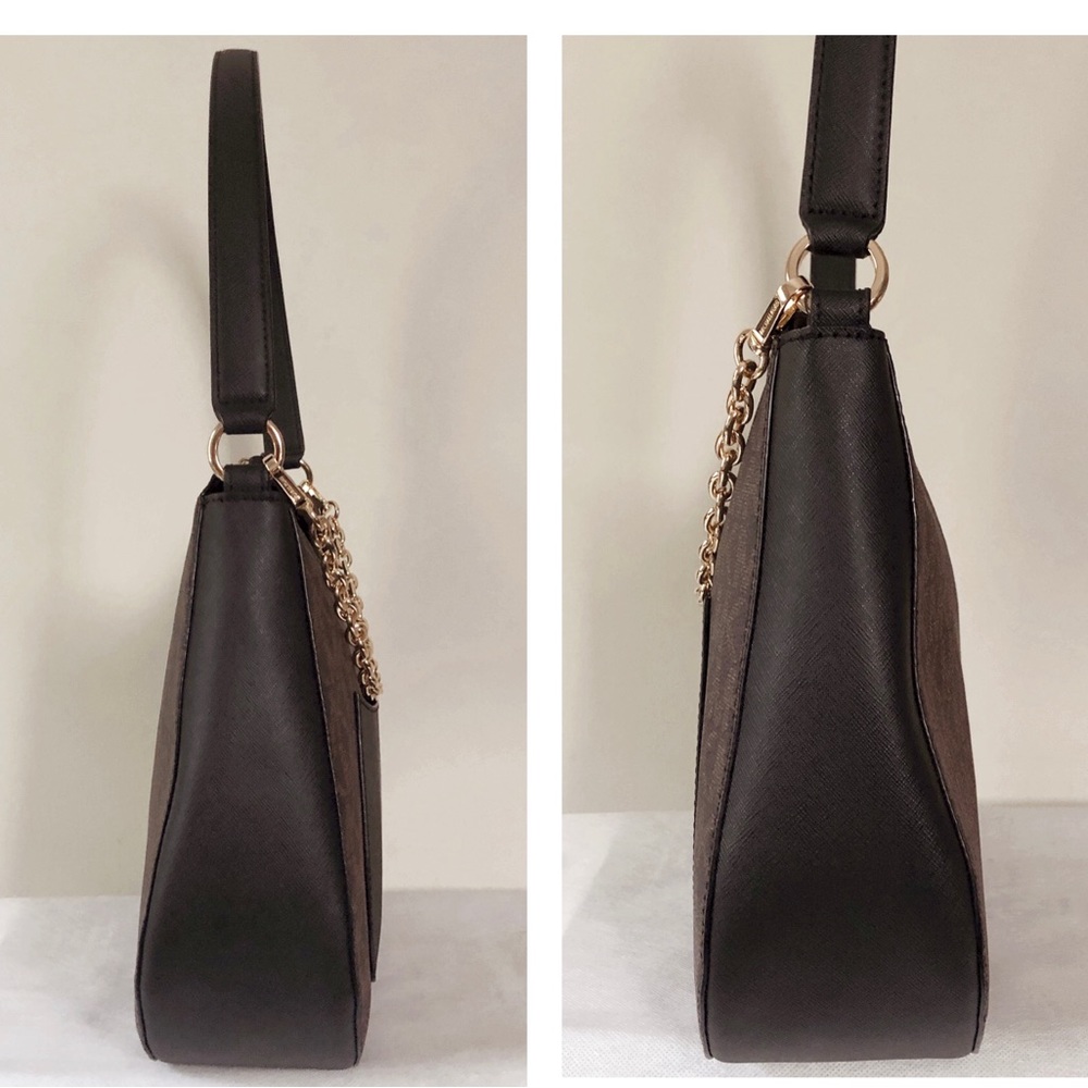 Michael Kors Eden brown signature hobo bag - Picture 8 of 12